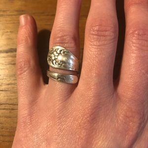 Sterling Silver Spoon Ring